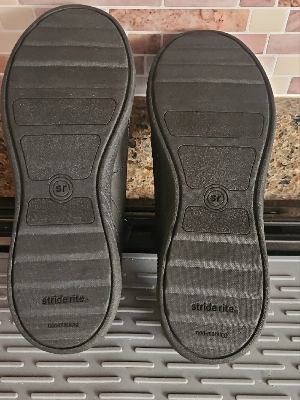 NEW (NWT) Stride Rite Girls Black Mary Janes 5.5 Extra Wide